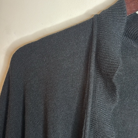 REITMANS One Size Ruffled Asymmetrical Open Front Sweater - Picture 8 of 10